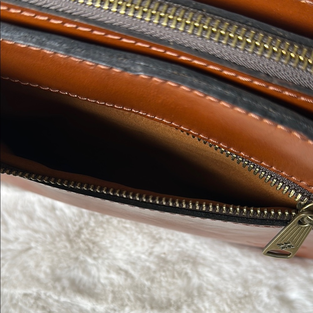 New Patricia Nash Lux Ranch Maisie Crossbody w/Rhinestones and Denim - Picture 7 of 10